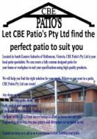 CBE Patio's Pty Ltd