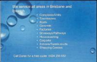 Clear water pressure cleaning