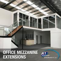 Mezzanine extensions and raised storage floors