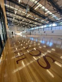 Acoustic Panels AP30 installed at Oatlands Primary School gymnasium absorbs sound reverberation