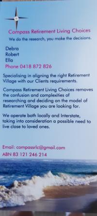 Compass Retirement Living Choices. Incorporating Consultancy & Home Services.