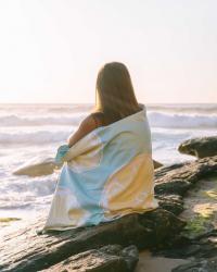 Sand Free Beach Towel - Lemons - Sand Society