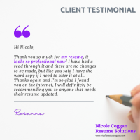 Nicole Coggan Professional Resumes