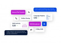 Secure, compliant and cost-effective online fax & SMS service.