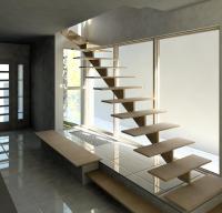 3D view of internal stairs