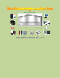 Single Swing Gate Automation