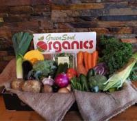 Our $50 value box with certified organic fresh vegetables from direct from the farm to your house delivered four days a week.