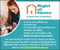 Right at Home Kalgoorlie Wheatbelt