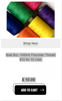 Bulk Buy 1000mt Polyester Thread $10 for 10 cobs