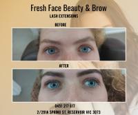 Fresh face beauty and brow