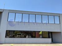 Commercial window tinting - silver tint. This is the ideal film choice for commercial premises looking for ultimate privacy and heat rejection.