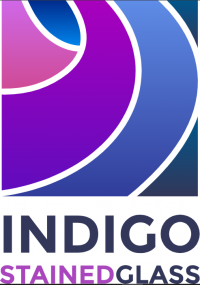 Indigo Stained Glass