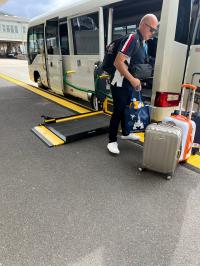 Shuttle at Melbourne Passenger Cruise Terminal