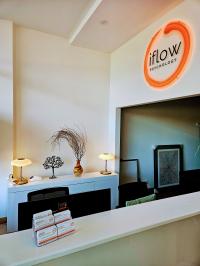 The reception area at iflow Psychology in Gladesville provides a welcoming first impression, with natural décor, warm lighting, and a calm, professional atmosphere for clients arriving for counselling or assessments.